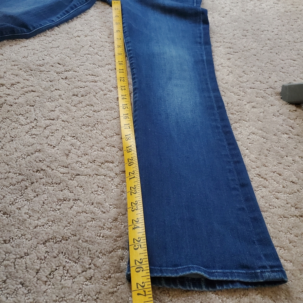 Mother Insider Ankle Dark Wash Blue Bootcut Jeans - Picture 12 of 12